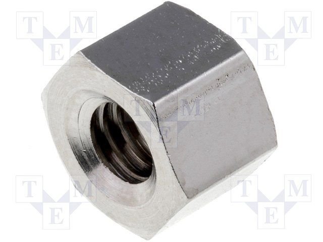 Distancers L=5mm, M4 iekšeja vitne- M4 iekšeja vitne, misiņš