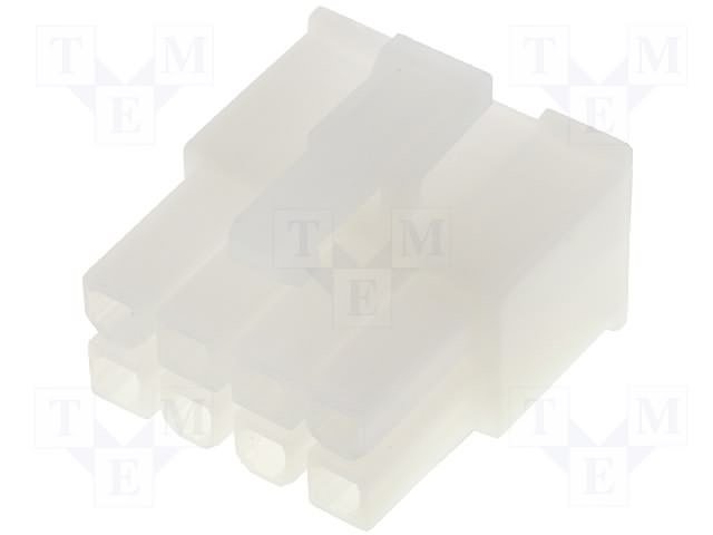 8pin(2x4), korpuss kontaktam "mama", 4.2x4.2mm, Mini-Fit® serija, taisns