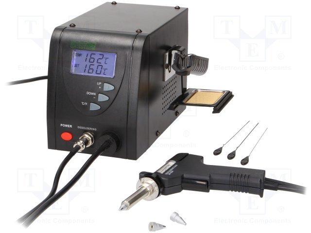 Demontāžu stacija, ciparu, ESD, 140W, 160÷480°C, Pēc iepriekšēja pasūtījuma