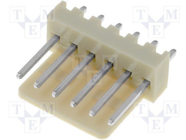 6pin, ligzda/papa, šasijai, solis=2.54mm, taisns, THT, 250V/3A, NS25