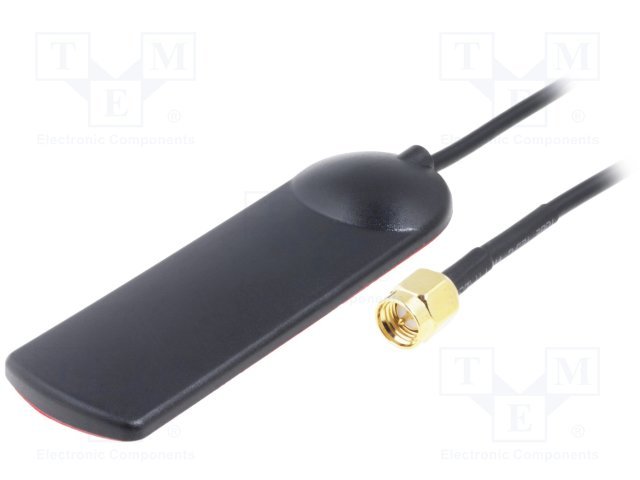 Antena, iekšēja, GSM, UMTS, SMA-A, ligzda, 3m, uz stiklu