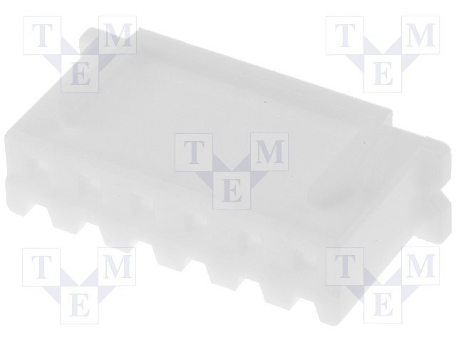 6pin, štekers/mama uz vadam, bez kontaktiem, solis=2.5mm, 250V/3A