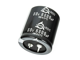 6800/80V, 85C, Ø35x40mm, ±20%, Kondensators elektrolītisks, 2000h, SamYoung Electronics, SNAP-IN