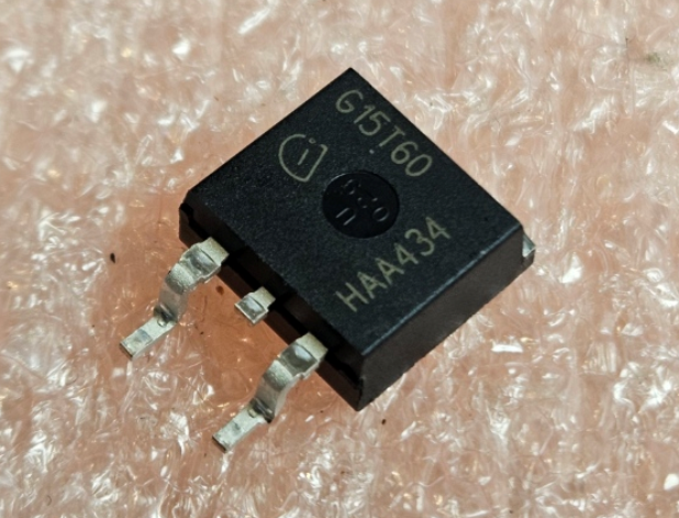 15N60T(G15T60) SMD Tranzistors IGBT, 600V, 23A, 130W, TO-263