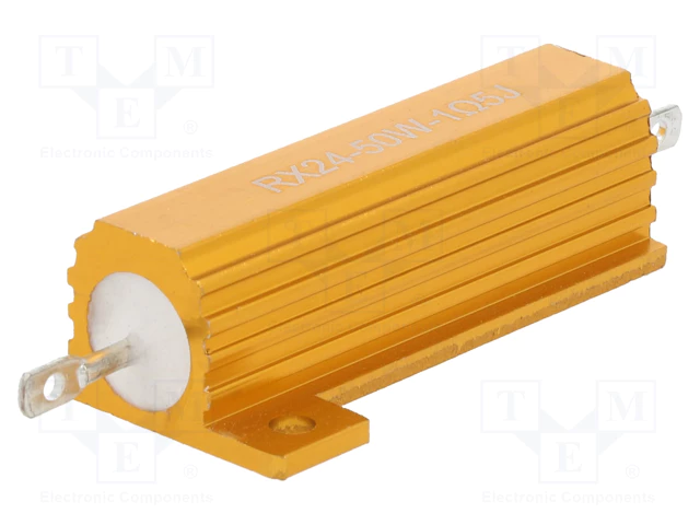 1R5 50W, ±5%, Rezistors ar radiatoru, 49.1x29.7x14.8mm