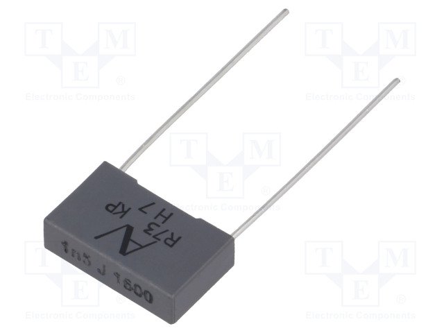 1.5nF/1600VDC, 450VAC, ±5%, polipropilēns kondensātors 15mm, 18x5x11mm, KEMET