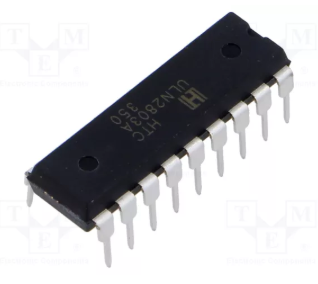 ULN2803AN Mikroshēma, driver, darlington, transistor array, DIP18