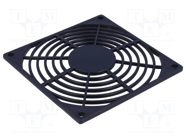 Aizsardzības režģis ventilatoram, 90x90mm, plastmasas
