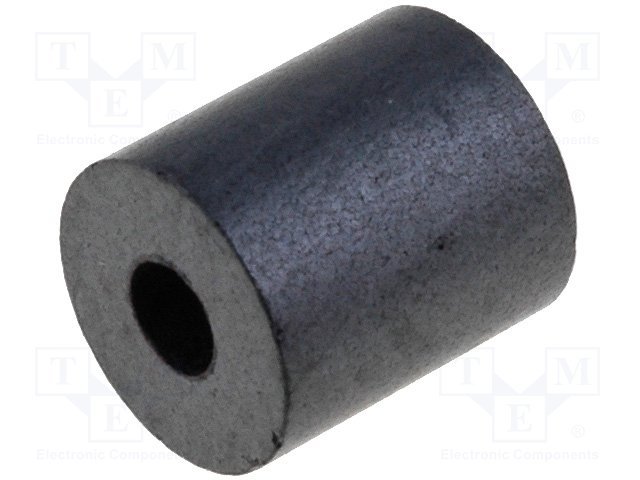 Ferīts gredzens, materials ferromagnetic A5, 25MHz/33R, 100MHz/51R, 3.5x1.5mm, H=5mm