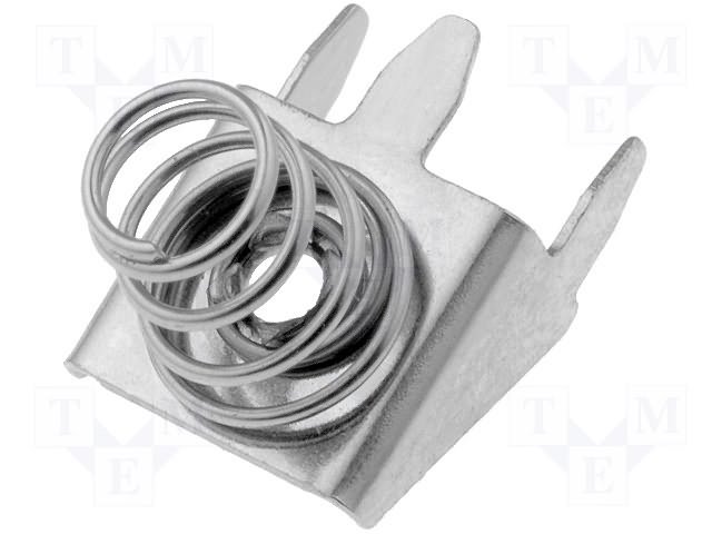 kontakts atsperu AA, PCB