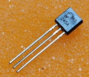 BF245A Tranzistors N-JFET, 30V, 0.025A, Idss=(2...6.5mA), Vgs=(-0.4...-2.2V), 0.3W, TO-92