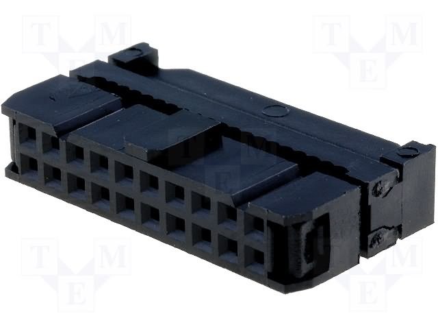 20pin(2x10), IDC, "mama/šleife", solis=2.54x2.54mm, taisns