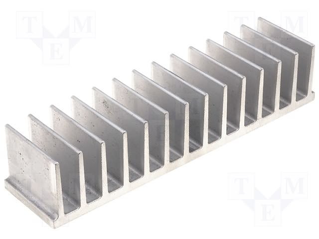 Radiators 165x40x35mm, aluminijs, sudraba krāsa