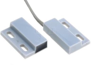 Herkons saslēdzošs 29mm, ar magnetu, pelekā krasa, 125V/500mA, SPST-NO, (OFF/ON), IP68