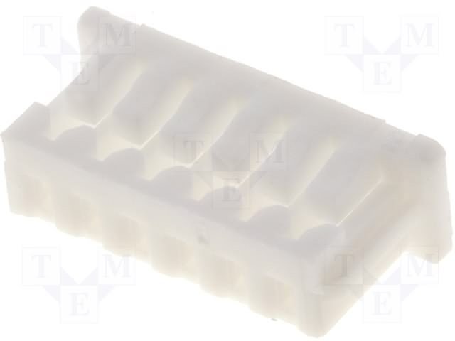 6pin, štekers/mama uz vadam, bez kontaktiem, solis=1.25mm, 32AWG, 0.032mm², 125V/1A, Micro serija