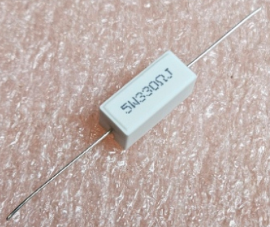 330R 5W Rezistors, ±5%, 10x9x22mm