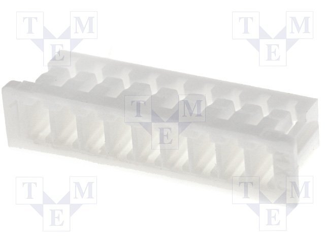 9pin, štekers/mama uz vadam, bez kontaktiem, solis=1.25mm, 32AWG, 0.032mm², 125V/1A, Micro serija