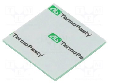 Siltumvadītāja lente, 30*30mm, h=1mm, 2.4W/mK, divpusējs, ar līmi