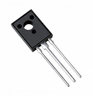 2SB548 Tranzistors PNP, -100V, -0.8A, 10W, 70MHz =>BD140, TO-126