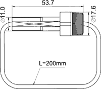 Drošinātāju turētājs uz vadiem, 6.3x32mm(6.3x30mm), 15A, 32VDC, 250VAC