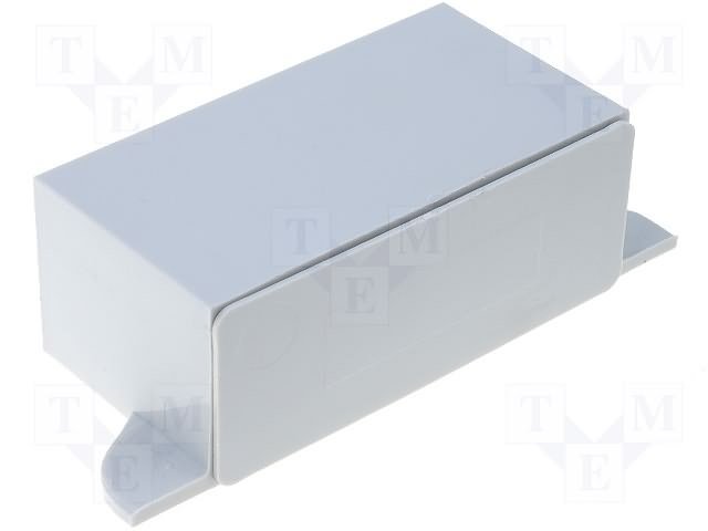 Plastmasas korpuss, 60x25x30mm, ABS, baltā krasa, ar piestiprinājumiem