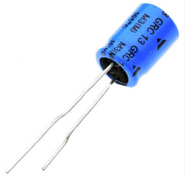 3.3/50V, 105C, Ø5x11mm, ±20%, Kondensators elektrolītisks, 2000h, VISHAY, ar lokaniem izvadiem