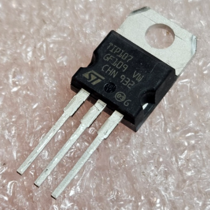 TIP107 Tranzistors PNP-darl+d, -100V, -8A, 80W, TO-220