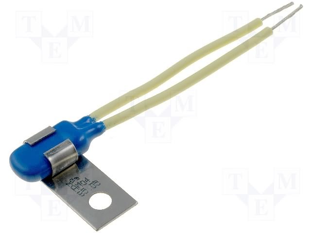 AM04-65 Termostats 65/40grad, NC, 250VAC/2.5A, 4.5x8.6x18mm