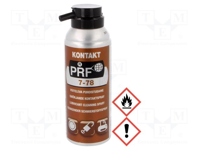 PRF 78/220 kontakt spray + lubricant (maiņam rezistoriem)