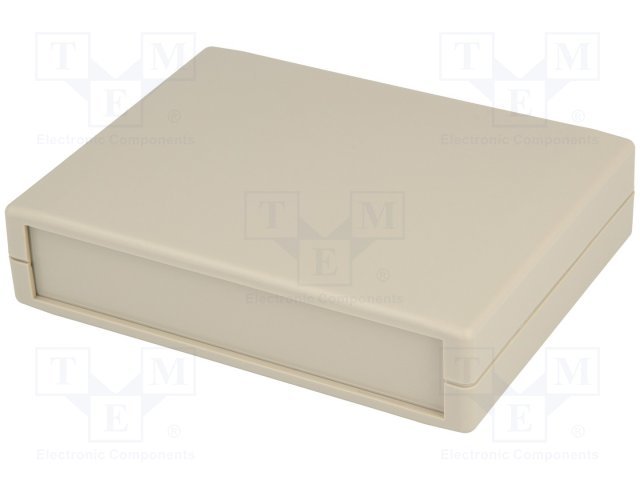 Plastmasas korpuss, 100x130x30mm, IP43, ABS, pelēkā krasa