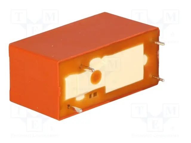 Relejs DC24V, SPST-NO, 12A/250VAC, 12A/24VDC, 1.44kΩ(16.6mA), viens kontakts uz sāslēgšanu, 29x15.7x12.7mm, TE Connectivity