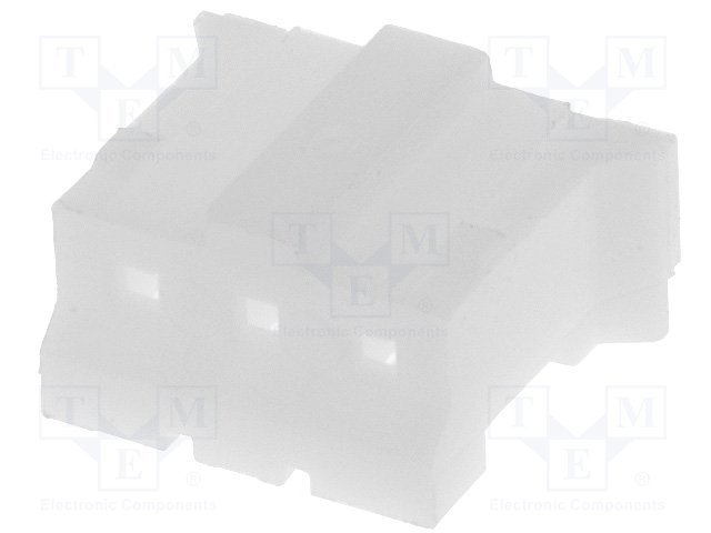 3pin, štekers/mama uz vadam, bez kontaktiem, solis=2.0mm, 100V/1A