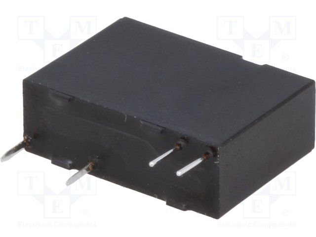 Relejs DC24V, SPST-NO, 5A/250VAC, 5A/30VDC, 2880R(8.3mA), viens kontakts uz saslēgšanu, 20.3x7.0x15mm, FUJITSU