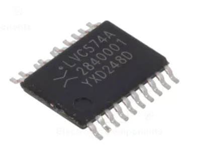 74LVC574APW SMD Mikroshēma,  D flip-flop, Ch: 8, 1.2...3.6VDC, SO20