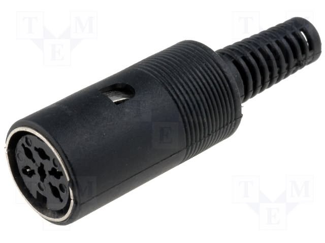 6DIN ligzda, 240°+centrs, uz vadu