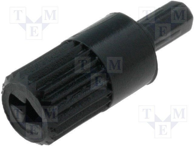 Pagriezienu rokturis G=10mm, iecelšana CA9M, melna krasa