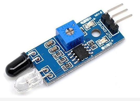 Modulis: infrasarkano staru šķēršļu novēršanas sensors, 20...300mm, 3.3V to 5V, 40x15x3mm, LM393