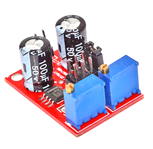 Modulis: Viļņu signāla ģenerators, 12VDC, baze NE555, 32x23x15mm