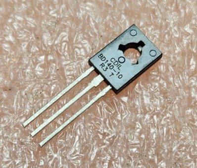 BD140-10 Tranzistors PNP, -80V, -1.5A, 12.5W, 63...160, 160MHz, CDIL, TO-126