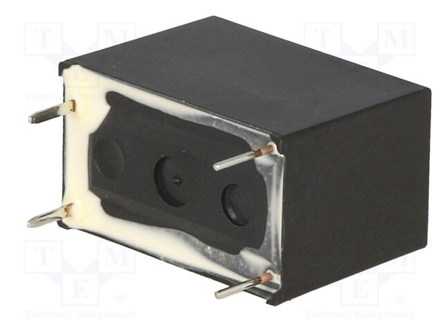 Relejs DC12V, SPST-NO, 5A/250VAC, 5A/30VDC, 720R(16.6mA), viens kontakts uz saslēgšanu, 17.5x10x12.5mm, FUJITSU