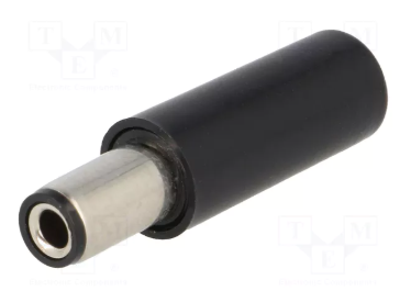 5.5x2.5mm, L=9.5mm, štekers, lodējams, uz vadu, 12VDC/1A, taisns, LUMBERG