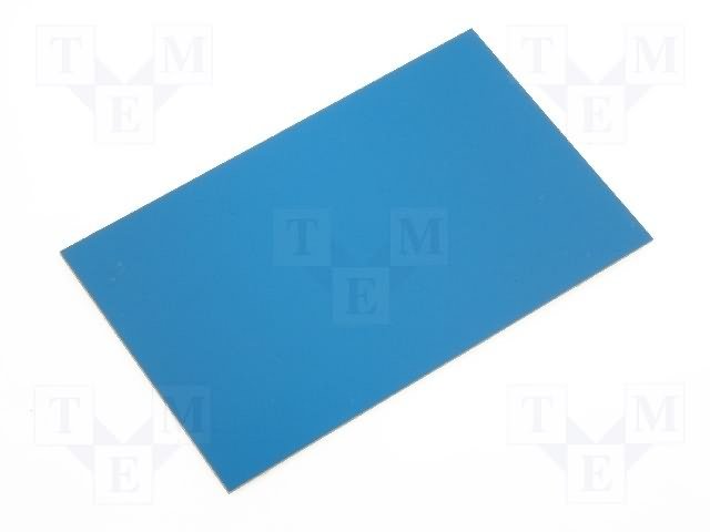 Tekstolīts segums vienpusēja folija ar fotorezistu 100x160mm, biezums 1.5mm