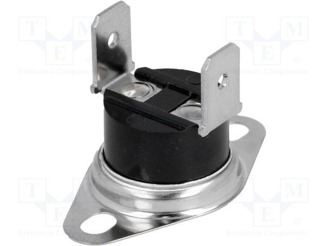 BT-H80V Termostats, 80C/60C, NC, 250V/10A, Ø16x12mm, ||