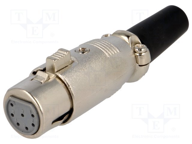 XLR 7PIN ligzda, vadam