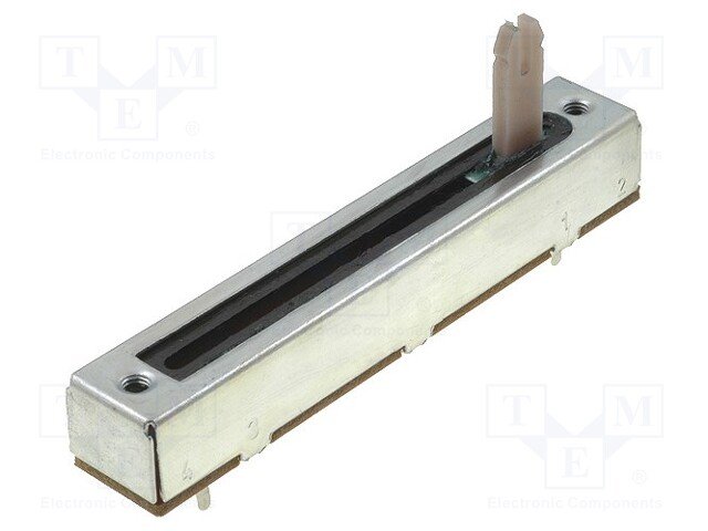 470R, slīdbīnžu potenciometrs, lineare atkarība, MONO, 250mW, 73x11x12mm