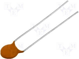 6.8pF 50V kondensators keramiskais