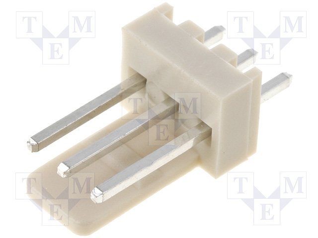 3pin, ligzda/papa, šasijai, solis=2.54mm, taisns, THT, 250V/3A, NS25