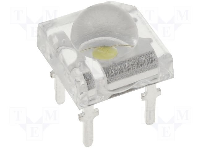 7x7mm, auksta balta, superflux, 4200...5000mcd, 120°, 3...3.8V	/30mA, gaismas diode