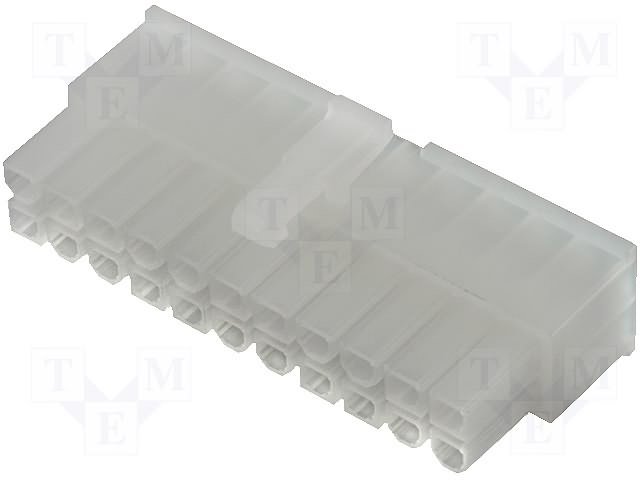 22pin(2x11), korpuss kontaktam "mama", 4.2x4.2mm, Mini-Fit® serija, taisns