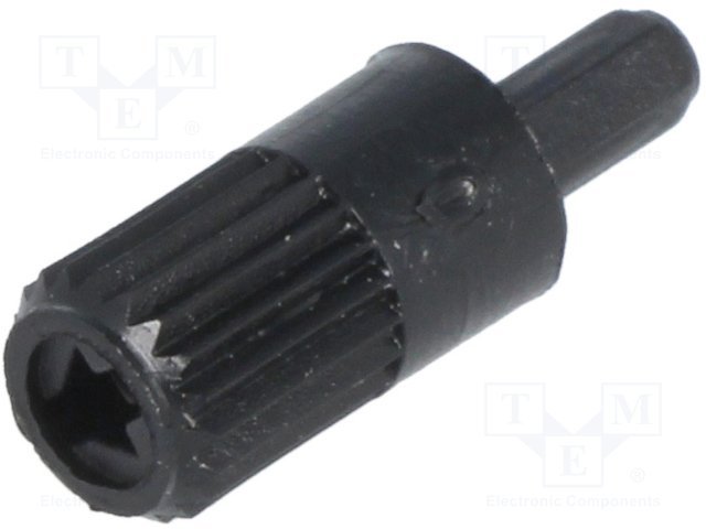 Pagriezienu rokturis G=10mm, iecelšana CA9M, melna krasa